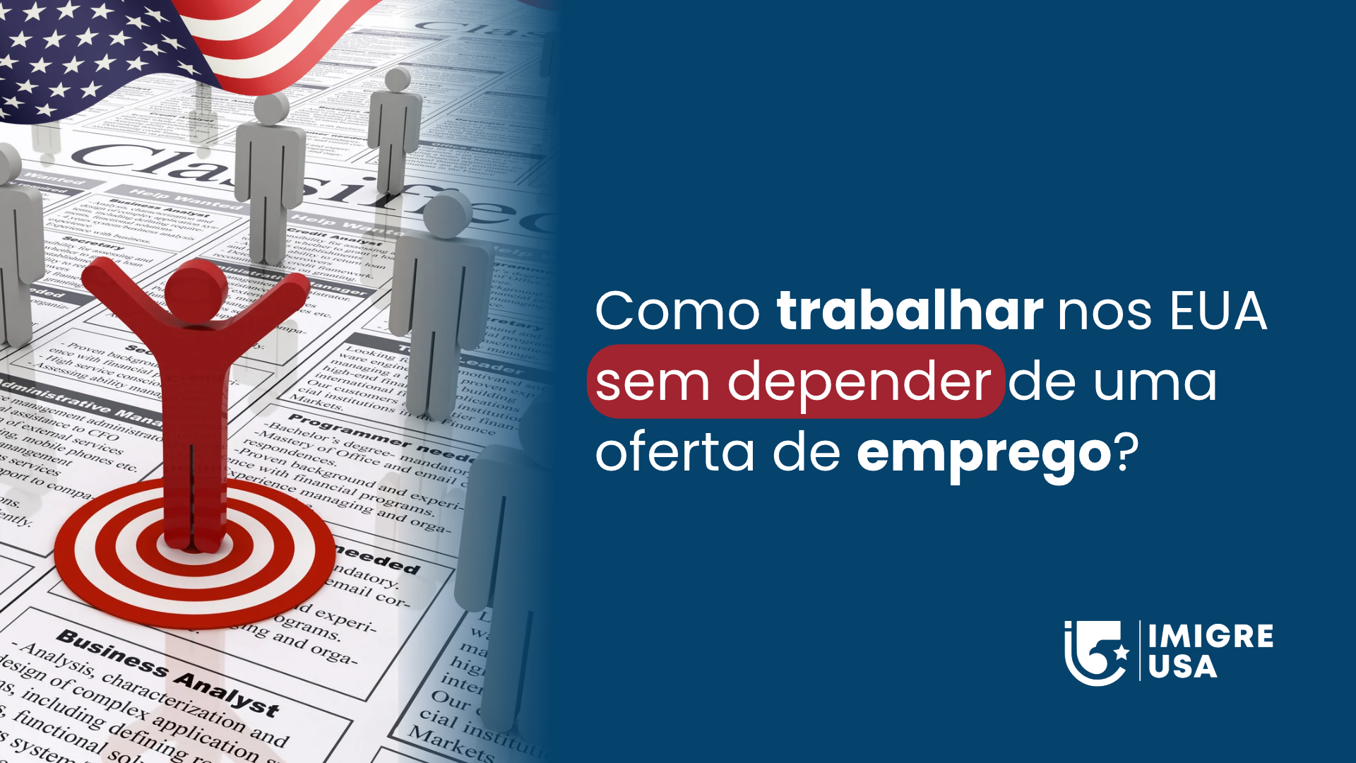 Como trabalhar nos EUA sem depender de uma oferta de emprego?